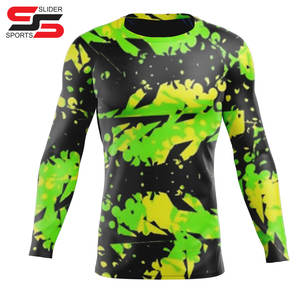 Gym Sublimation Dernière Rash Guard MMA Rashguard Personnalisé Entièrement Sublimation Manches Courtes Surfing Rash Guards Baselayers - Product Image 5
