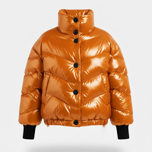 Chaqueta Acolchada de Invierno Reversible Impermeable con Capucha, Estilo Casual y Urbano, Personalizable, para Hombre y Mujer - Product Image 4