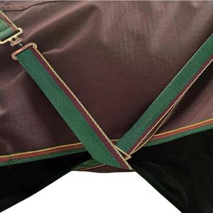 Couverture imperméable et respirante pour chevaux, tapis d'équitation à séchage rapide en polyester pour le dressage, avec détails en acier inoxydable - Product Image 6