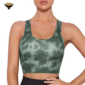 Sujetador deportivo reversible ligero y elegante para mujer, superventas, personalizado, de talla grande, transpirable, Spandex/Nylon, compresión Fitness - Product Image 1