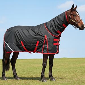 Alfombra de forro polar a granel para invierno con relleno y sin relleno para verano cuerpo completo con solapa trasera y correas ajustables para el cuello - Product Image 1