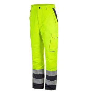 Ropa de trabajo de invierno de alta resistencia personalizada, pantalones de algodón y poliéster, seguridad reflectante, ropa de trabajo de invierno de alta visibilidad, seguridad reflectante - Product Image 1