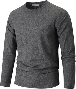 Chemise décontractée pour homme à manches longues, chemises légères pour la pêche, motif uni - Product Image 1