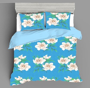 Poly <b>Cotton</b> Breathable Woven Printed Oxford <b>Fabric</b> Bed <b>Linen</b> | PU Coated | High Durability | Hospitality Healthcare Use | - Product Image 2