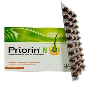 Cápsulas Veganas Priorin para el Crecimiento del Cabello y Prevención de la Caída - Fórmula 2 en 1 Hecha en Alemania - Product Image 6