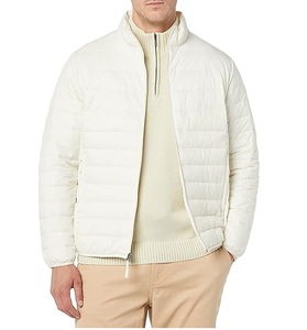Vêtements de sport résistants à l'eau pour hommes veste jaune en polyester bouffant à capuche matelassé baseball en plein air vente chaude vestes personnalisées - Product Image 5