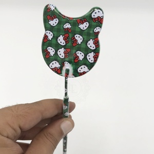 New Arrival Hello Kitty Eyelash Eyebrow Desktop <b>Mirror</b> Sustainable Stainless Steel with Custom Label Paper Coating - Product Image 2