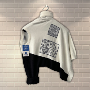 เสื้อสเวตเตอร์แบบสวมหัวแขนยาวสำหรับผู้ชายเสื้อถักคอกลมผ้าฝ้าย100% - Product Image 2