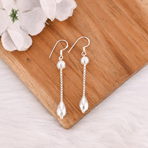 Pendientes de Mujer, Pendientes de Diseño Hechos a Mano, Regalo de Compromiso, Navidad, Joyería Hecha a Mano, Pendientes de Plata de Ley 925 - Product Image 2