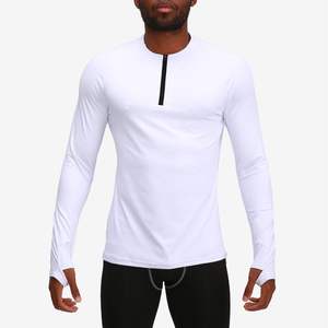 "Camiseta para correr de cuello redondo de secado rápido para hombre, colores personalizados, tejido de poliéster, entrenamiento y gimnasio, deporte" - Product Image 4