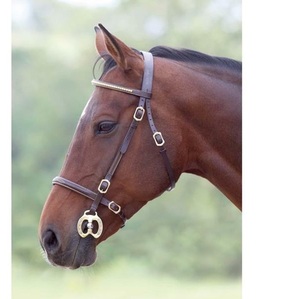 Brides à main en cuir Western de haute qualité Bride Western Heavy Duty Headstall Cowboy Rawhide Tressé - Product Image 1
