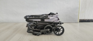 Remorque de chien de poussette pliable en aluminium confortable et légère pour les transporteurs d'animal familier de voyage de voiture - Product Image 5