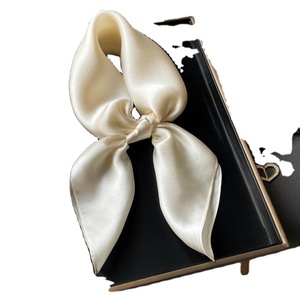 Fabricante de pañuelos de cuello de satén puro para mujer, pañuelo cuadrado de seda para mujer, diseño personalizado y elegante. - Product Image 4