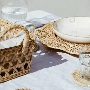 Mantel de ratán ondulado, productos ecológicos hechos en Vietnam, decoración de mesa, mantel tejido, venta al por mayor, Moderno - Product Image 5