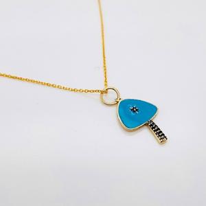 Mushroom <b>14K</b> <b>Gold</b> Lab Grown Diamond Pendant <b>Necklace</b> Charm Dainty <b>Gold</b> <b>Necklace</b> for Gift - Product Image 3