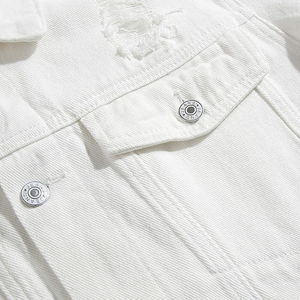 Veste en jean pour homme à prix confortable coupe régulière veste en jean de marque élégante et personnalisée pour hommes - Product Image 4