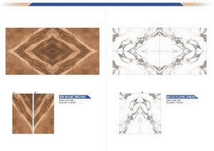 Carreaux de sol en céramique de porcelaine moderne de qualité supérieure 600x1200 mm, surface mate émaillée, corps plein homogène pour l'intérieur de la maison - Product Image 3