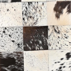 Tapis personnalisé en cuir de vachette, tapis patchwork en cuir naturel en vrac - Product Image 3