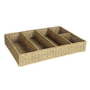 Bandeja de Servicio de Pasto Marino Hecha a Mano de Nuevo Diseño que Ofrece Calidad Premium y Belleza Natural Atemporal a Precios de Mayoreo Competitivos. - Product Image 1