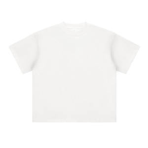 Calidad personalizada de gran tamaño Drop Shoulder 100% algodón hombres camiseta Heavyweight Streetwear en blanco para hombres - Product Image 4