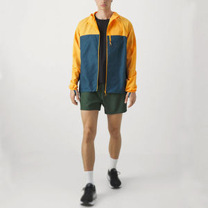 Veste coupe-vent en toile pour homme avec capuche, style nouveau, respirante, couleur personnalisée, devant uni, vente directe d'usine, service OEM - Product Image 6