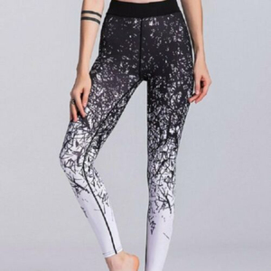 2025 New Custom High Waist Gym Yoga <b>Leggings</b> for <b>Women</b> Mid Waist Solid <b>Pattern</b> Hot Sale Sublimation Printing Designs - Product Image 1