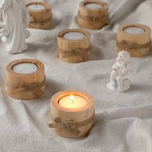 100%premium quality wooden <b>tea</b> <b>light</b> holders - Product Image 3