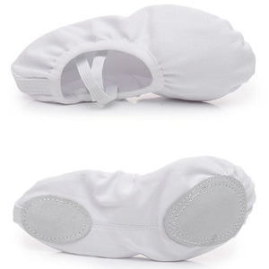 รองเท้าเต้นบัลเล่ต์ผ้าแคนวาสเนื้อนุ่มยืดหยุ่น - Product Image 2