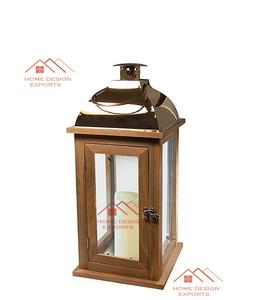 2025 Christmas Decor Wooden <b>Lantern</b> Decorative Hot Selling Customization Reusable Degradable Farmhouse - Product Image 5