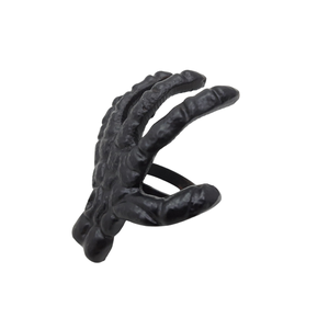 Nouveau design noir mat couleur aluminium porte-serviettes décoration de table Halloween indien fait à la main en gros en vrac - Product Image 2