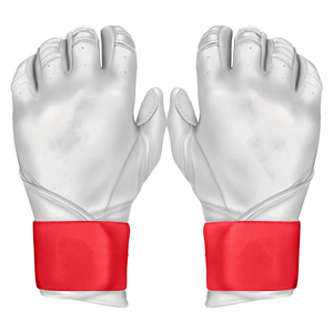 Gants de frappe de baseball en cuir respirant manchette complète ajustement sur mesure Durable imperméable à l'eau droitier gaucher Baseball professionnel - Product Image 1