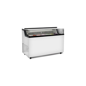 Congelador Comercial FRAMEC para Exhibición de Helados, 7x5L, para Helados en Cuchara, Paletas y Pasteles, 1340x677x944mm - Product Image 1