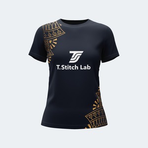 T-shirt pour femme à manches courtes, coupe classique, imprimé, respirant, prix abordable, nouvelle collection, motif tribal, service OEM, vente chaude - Product Image 2