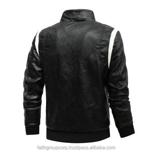 Chaqueta de cuero Real para hombre con estilo, abrigo de bombardero ajustado, moda Vintage, diseñador Retro clásico, motocicleta, ropa de calle informal de invierno - Product Image 4