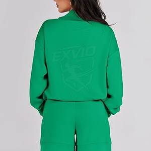 Conjunto de Sudadera con Capucha y Pantalones Cortos para Mujer, Estilo Moderno, Ropa Deportiva, Nueva Llegada 2026 - Product Image 5