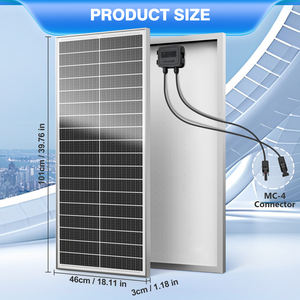 โมดูลพลังงานแสงอาทิตย์แบบโมโนคริสตัลไลน์ซิลิคอนแบบสองหน้าชนิด N กำลังไฟ 100 วัตต์ แบบเซลล์ครึ่งแผ่น พร้อมประสิทธิภาพการผลิต 22% - Product Image 2