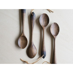 Juego de cubiertos de madera reutilizable Juego de cubiertos de bambú sostenible Cuchara Tenedor Juego de cuchillos para restaurantes ecológicos y catering - Product Image 2