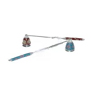 Abatidor de velas elegante, gran oferta, accesorios para velas pulidas de latón y plata, tarros para velas de Navidad - Product Image 4