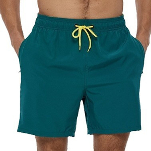 Short de plage à fermeture élastique pour hommes Short de plage à séchage rapide avec poches zippées - Product Image 5