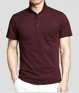 T-shirt pour homme en toile de haute qualité, coton/élasthanne, personnalisable avec logo - Product Image 1