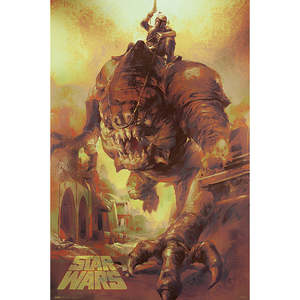 Affiche Star Wars de style moderne, le Livre de Boba Fett, pour décoration murale - Product Image 1
