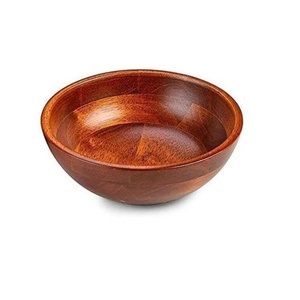 Bols en bois écologiques en bois durable Bols en bois personnalisés idées cadeaux personnalisés Grands bols à fruits pour la cuisine - Product Image 4