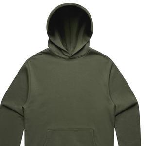 Sweat à capuche unisexe en molleton de coton vert olive, sweat-shirt à capuche décontracté d'hiver, streetwear, couleur unie, fabricant en gros - Product Image 4