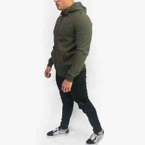 Sudadera Cruzada Premium para Hombre, Invierno, Elástica, Absorbe la Humedad, Personalizable con Capucha Ajustable, Deporte, Gimnasio, Fitness - Product Image 2