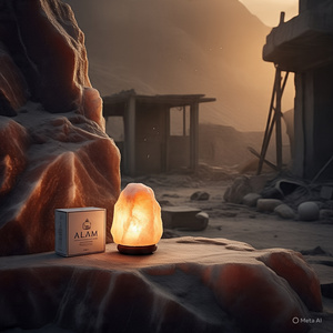 Customized Eco-friendly 4-6 Kgs Organic Natural Himalayan Salt <b>Lamp</b> Home Decoration Angel Religious Feng Cross Flower Animal - Product Image 6