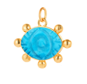 Rainbow Moonstone 925 Sterling Silver Bezel <b>Pendant</b> with Gold Vermeil 8x12mm Marquise Shape Gemstone Fine Jewelry Making Charm - Product Image 6