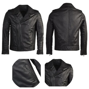 Veste en cuir respirante streetwear, veste en cuir grande taille, vêtements de mode, veste en cuir pour homme - Product Image 4