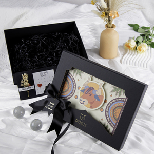 Boîte de papier d'art personnalisable RTS Premium 12 Zodiac en carton kraft de 2mm d'épaisseur Emballage artisanal pour cadeaux à base de pâte à papier - Product Image 5