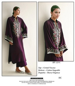 Tenue de soirée pakistanaise pour femme Salwar Kameez Collection d'été Costume indien et pakistanais - Product Image 4