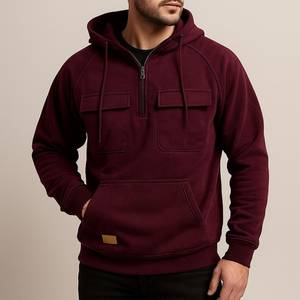 Vente en gros d'usine, sweat-shirts pour hommes sur mesure, coupe confortable, décontractés, à porter au quotidien - Product Image 1